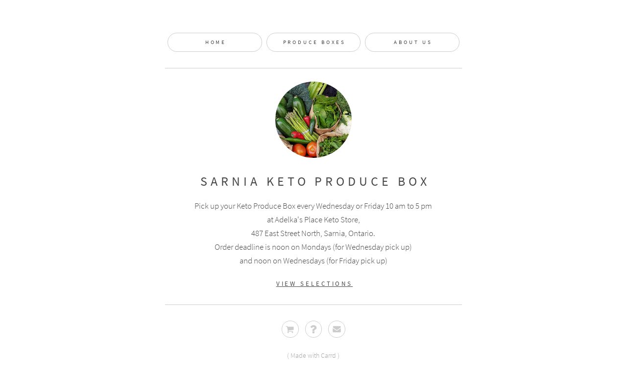 Keto Produce Box